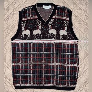 *SOLD ON DEPOP* Vintage The Knit Co Christmas Vest